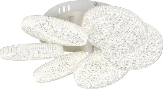 10278/6LED Потолочная люстра светодиодная Escada Agata 10278/6LED 75Вт, изменение цветовой температуры с помощью выключателя, металл/акрил, белый