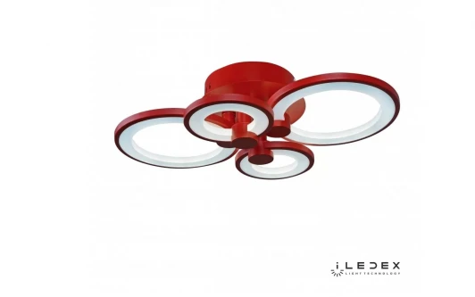 A001/4 Red Потолочная люстра iLedex Ring A001/4 Red