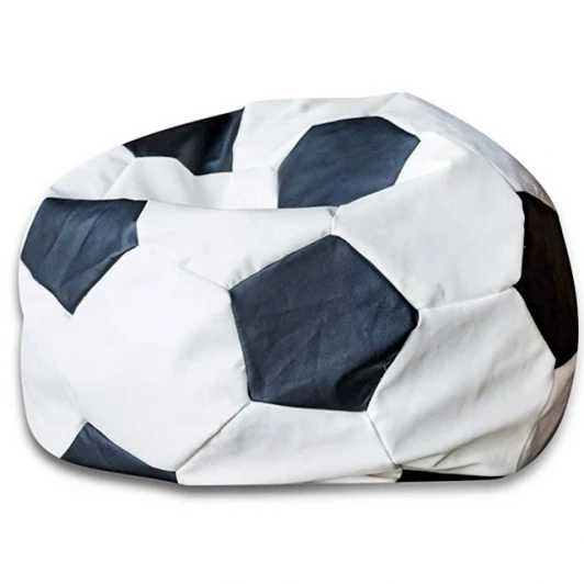 2618201 Кресло мяч Dreambag Бело-Черный ЭкоКожа (Классический) 2618201