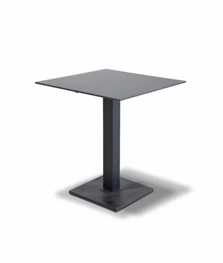 RC658-65-65-M400 Интерьерный стол из HPL квадратный 64х64см, цвет серый гранит 4SIS Каффе RC658-65-65-M400