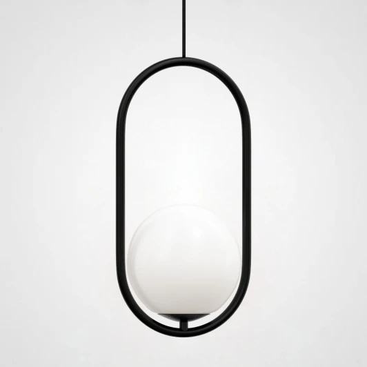 HOOP-B01 Подвесной светильник Matthew Mccormick Hoop 40 Black Mila Pendant ImperiumLoft Hoop-B01 (179964-22)