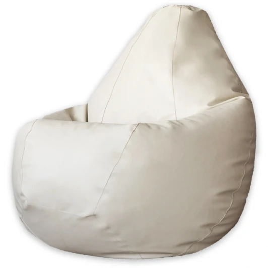 5011041 Кресло мешок Dreambag Груша Светло-Бежевая ЭкоКожа (3XL, Классический) 5011041