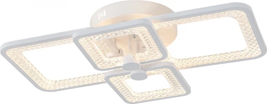 10283/4LED Потолочная люстра светодиодная Escada Haumea 10283/4LED 85Вт, с ПДУ, металл/акрил, белый