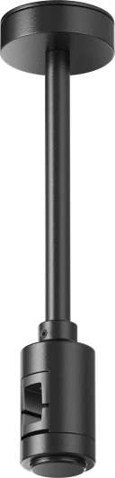TRA156С-SL1-B Крепление потолочное Short одинарное 138мм Flarity черный Maytoni Accessories for tracks Flarity TRA156С-SL1-B