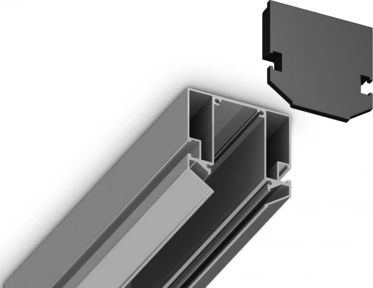 GL1064 Заглушка для корпуса в натяжной потолок Ambrella TRACK SYSTEM GL1064