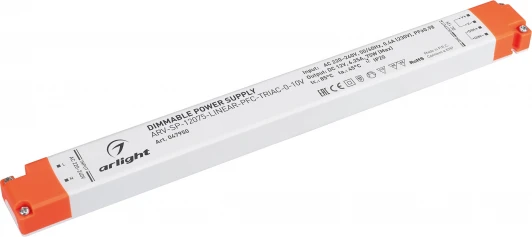 047950 Блок питания ARV-SP-12075-LINEAR-PFC-TRIAC-0-10V (12V, 6.25A, 75W) (Arlight, IP20 Пластик, 5 лет) 047950