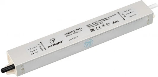 026176 Блок питания ARPV-12040-D (12V, 3.3A, 40W) (IP67 Металл) 026176 Arlight ARPV