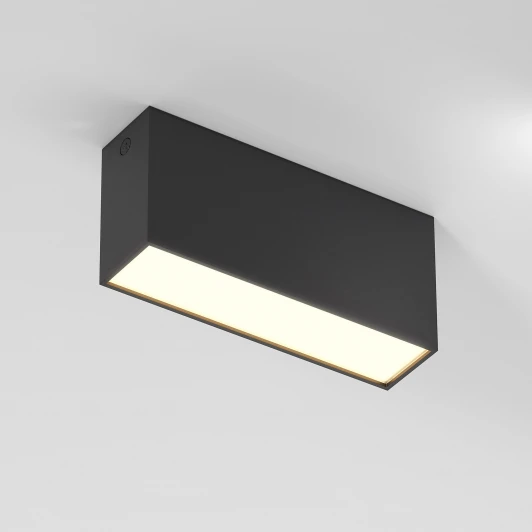 25109/LED Светильник потолочный светодиодный Elektrostandard Block 25109/LED 10W 3000K черный