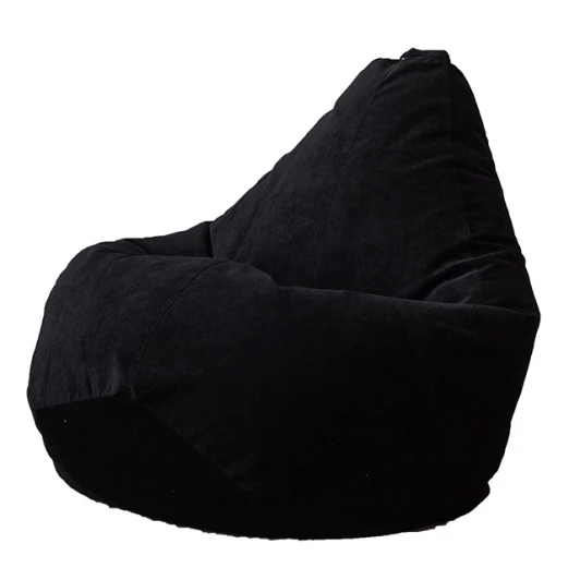 5012431 Кресло мешок Dreambag Груша Черный Микровельвет (2XL, Классический) 5012431