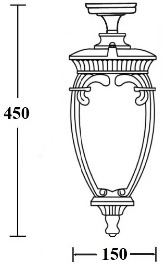 86205A Gb Потолочный светильник уличный Oasis Light VERONA 86205A Gb