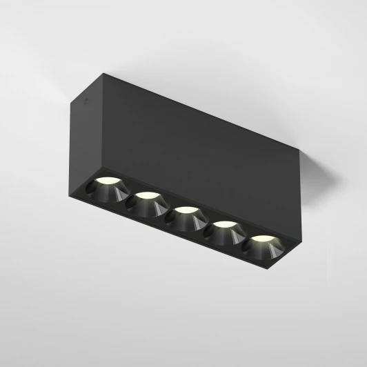 25108/LED Светильник потолочный светодиодный Elektrostandard Block 25108/LED 10W 3000K черный