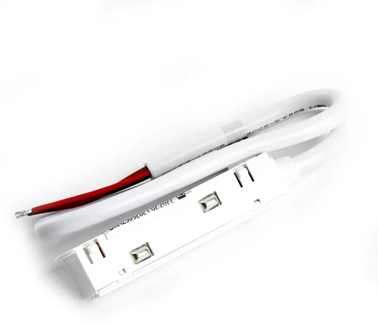 41968 Токовод-коннектор для низковольтного шинопровода, белый Feron LD3000 41968