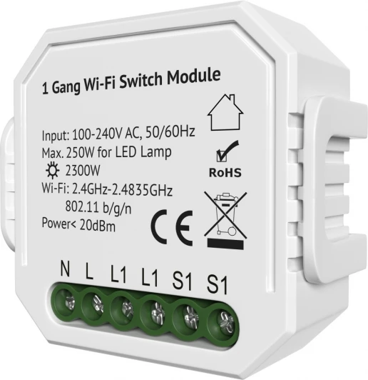 RL1001-SM Wi-Fi реле Denkirs RL1000 RL1001-SM