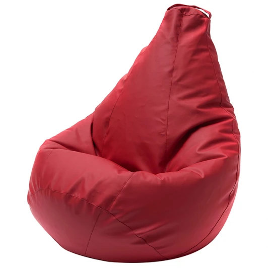5011411 Кресло мешок Dreambag Груша Красная ЭкоКожа (L, Классический) 5011411