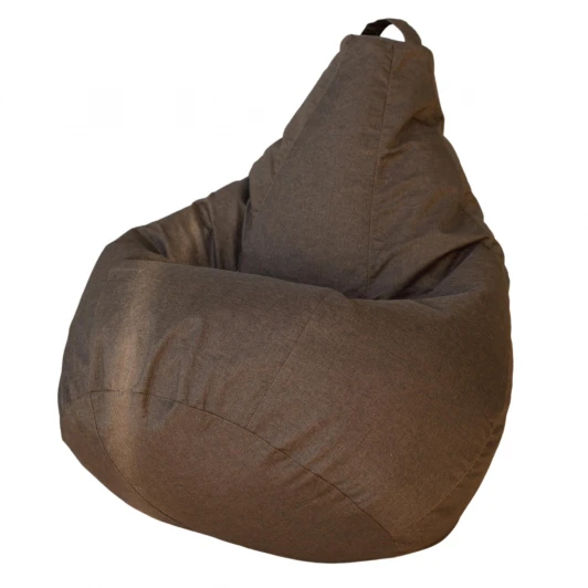 5015911 Кресло мешок Dreambag Груша Коричневая Рогожка (L, Классический) 5015911