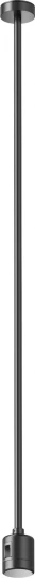 TRA159С-IPC1-B Крепление потолочное Long 700мм с прямым коннектором питания Flarity черный Maytoni Accessories for tracks Flarity TRA159С-IPC1-B