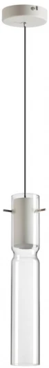 5058/5LB Подвесной светильник Odeon Light Scrow 5058/5LB PENDANT белый/прозрачный/металл/стекло LED 5W 3000K