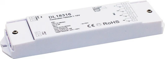 DL18316/controller 700mA 1-10V Контроллер для управления яркостью светодиодного освещения Donolux DL18316/controller 700mA 1-10V