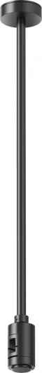 TRA158С-SL1-B Крепление потолочное Medium одинарное 360мм Flarity черный Maytoni Accessories for tracks Flarity TRA158С-SL1-B
