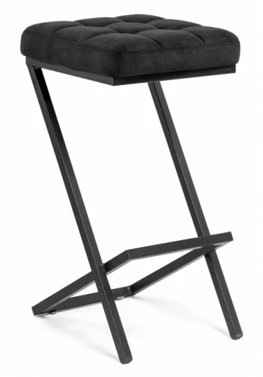 507430 Полубарный стул Woodville Амаури катания блэк / черный матовый 507430