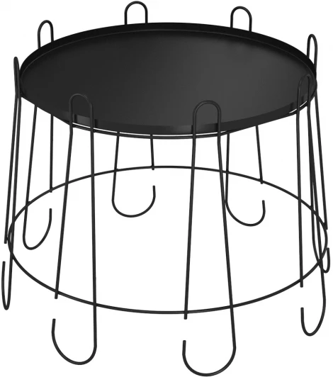 008658 Столик кофейный SHT-CT6-2 черный муар от фабрики Mebelik