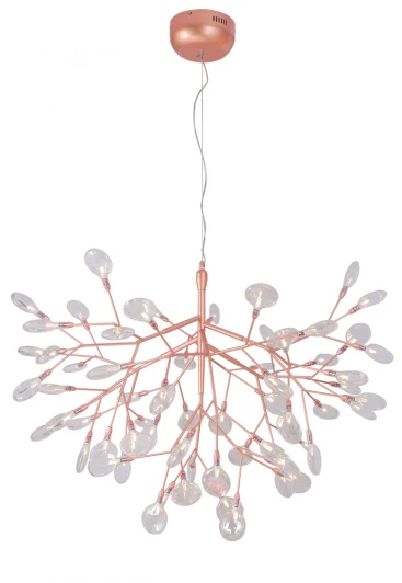 EVITA SP63 COPPER/TRANSPARENT Подвесная люстра Crystal Lux Evita SP63 COPPER/TRANSPARENT