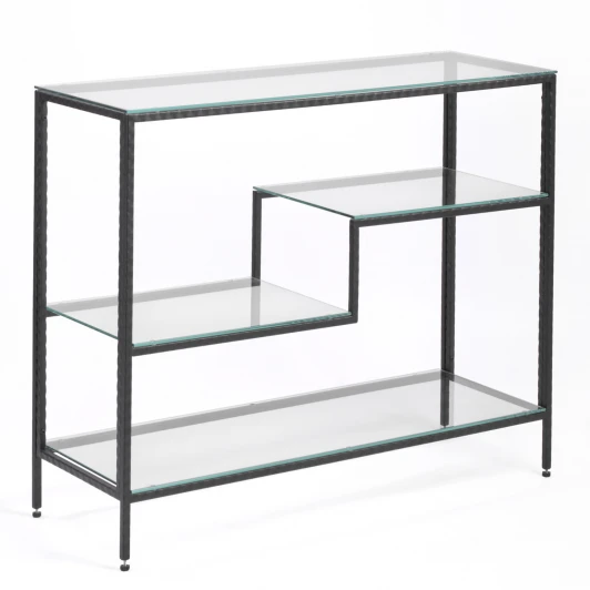 1011-CB loft clear Консольный стол AllConsoles 1011-CB loft clear черный муар