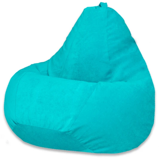 5013031 Кресло мешок Dreambag Груша Бирюзовый Микровельвет (2XL, Классический) 5013031