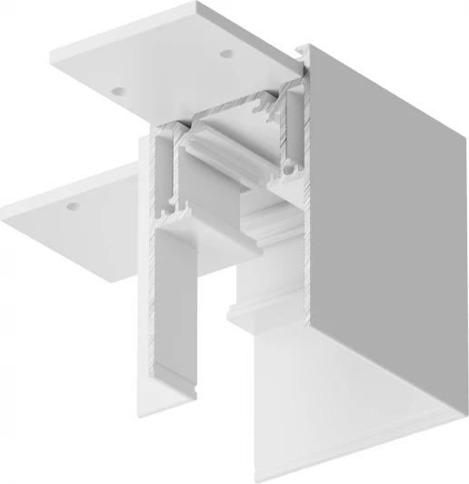 TRA004CL-21W Угловой коннектор S35 накладной белый (магнитный) Maytoni Technical TRA004CL-21W