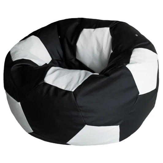 2622301 Кресло мяч Dreambag Черно-Белый ЭкоКожа (Классический) 2622301
