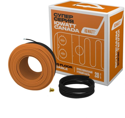 IQ FLOOR CABLE - 30 Электрический теплый пол в стяжку IQwatt IQ FLOOR CABLE - 30 м