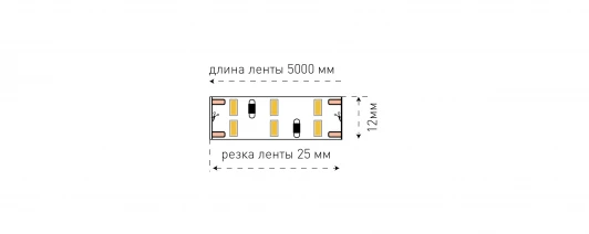 SWG4240x2-12-24-WW Светодиодная лента SWG SWG4240x2-12-24-WW