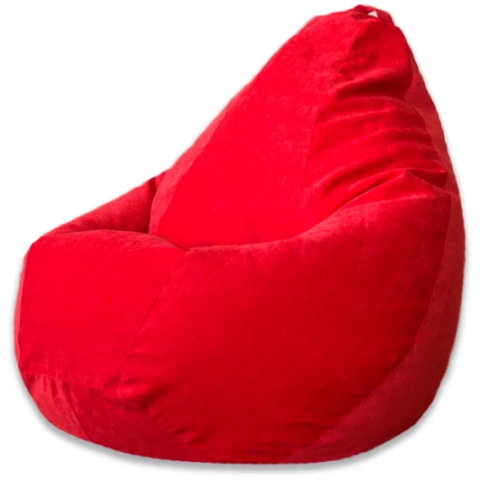 5013441 Кресло мешок Dreambag Груша Красный Микровельвет (3XL, Классический) 5013441