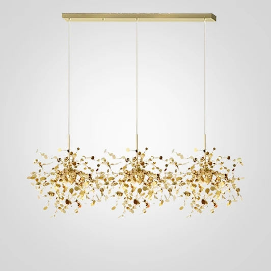 40.2060-3 Подвесной светильник (люстра) Tezani Argent Suspension Linear Gold 3 L110 ImperiumLoft 40.2060-3 (177957-22)