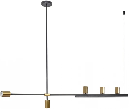 07618-150,36 Подвесной светильник Kink Light Рия 07618-150,36 латунь GU10 5*5W+Led 15W (3000K)