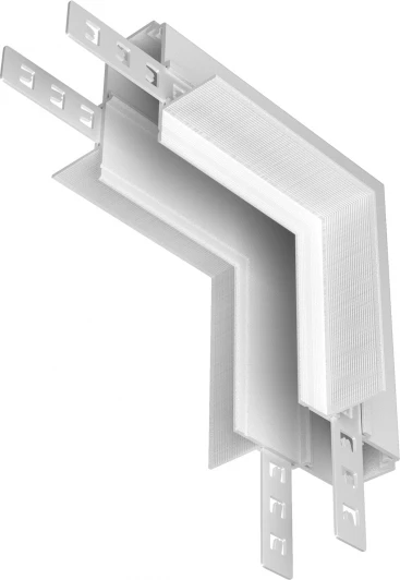 TRA034ICL-42.12W Коннектор угловой внутренний Exility встраиваемый под ГКЛ 12,5мм, белый Maytoni Accessories for tracks TRA034ICL-42.12W