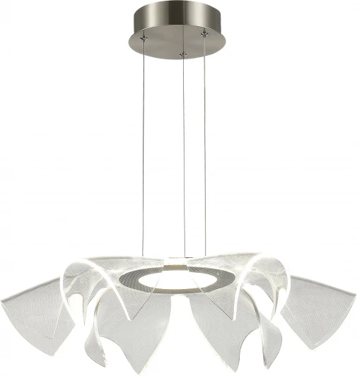 SL6235.103.20 Подвесная люстра ST Luce Fairy SL6235.103.20 Никель/Прозрачный LED 1*20W 4000K