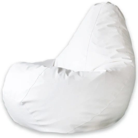 5010631 Кресло мешок Dreambag Груша Белая ЭкоКожа (2XL, Классический) 5010631