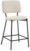 15663 Полубарный стул Woodville Reparo bar beige / black 15663