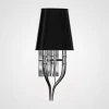 44.198 Бра Crystal Light Brunilde Ipe Cavalli H52 Silver/Black  ImperiumLoft 44,198