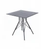 3029-63-63-SHT-TU2-1 Интерьерный стол из HPL 63x63см, цвет серый гранит 4SIS Конте 3029-63-63-SHT-TU2-1