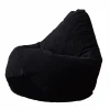 5012441 Кресло мешок Dreambag Груша Черный Микровельвет (3XL, Классический) 5012441