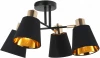 IL6116-4COU-79 BK GD Abelie Потолочная люстра на штанге ILLUMICO IL6116-4COU-79 BK GD Abelie