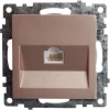 39599 Розетка Ethernet RJ-45 (шампань) Stekker Катрин 39599