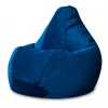 5012831 Кресло мешок Dreambag Груша Синий Микровельвет (2XL, Классический) 5012831