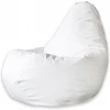 5010621 Кресло мешок Dreambag Груша Белая ЭкоКожа (XL, Классический) 5010621