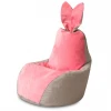 19190 Кресло мешок Dreambag Зайчик Серо-Розовый (Классический) 19190