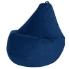5023441 Кресло мешок Dreambag Груша Синий Велюр (3XL, Классический) 5023441